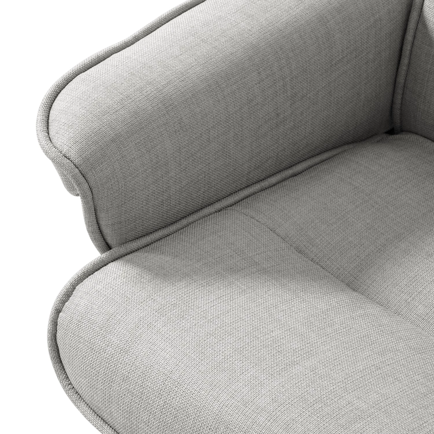 Loftscape Fauteuil de relaxation Selfors II - Tissage à plat - Gris clair 19 Loftscape Fauteuil de relaxation Selfors II - Tissage à plat - Gris clair – Image 17