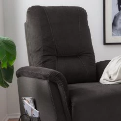 Loftscape Fauteuil TV Teneriffe - Microfibre - Marron bison 50 Loftscape Fauteuil TV Teneriffe - Microfibre - Marron bison -Pas Cher Fauteuils Magasin 1000139834 201120 13462400051 DETAILS P000000001000139834