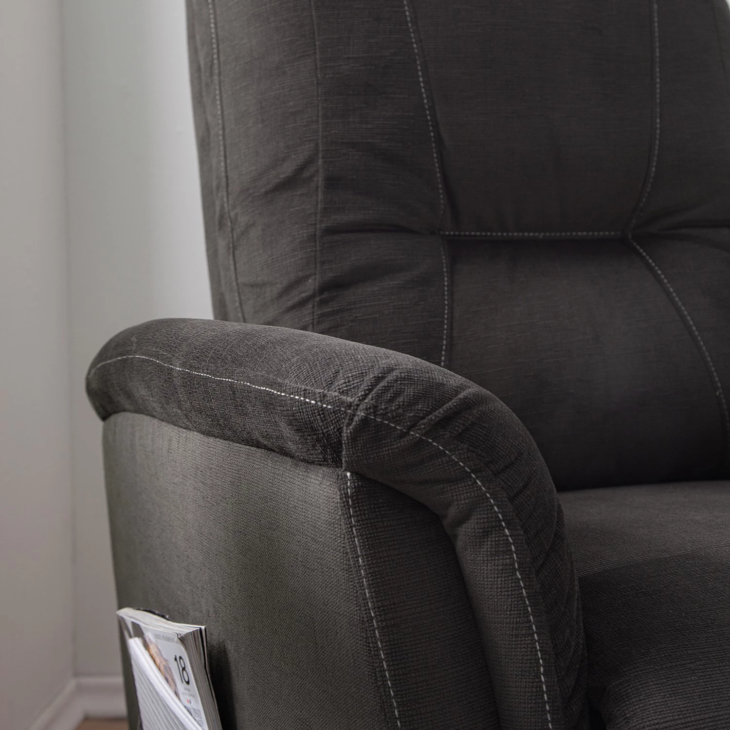 Loftscape Fauteuil TV Teneriffe - Microfibre - Marron bison 26 Loftscape Fauteuil TV Teneriffe - Microfibre - Marron bison – Image 24