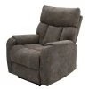 Loftscape Fauteuil TV Jumet - Microfibre - Gris foncé -Pas Cher Fauteuils Magasin 1000139842 200114 12141800007 IMAGE P000000001000139842