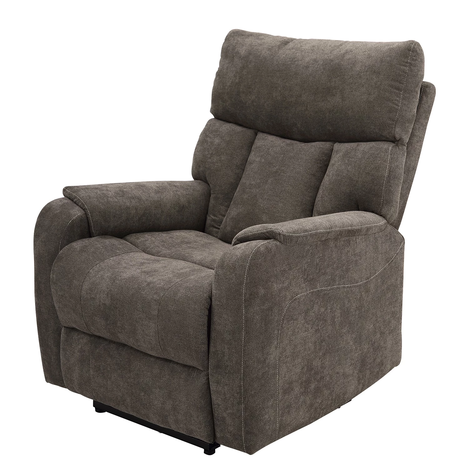 Loftscape Fauteuil TV Jumet - Microfibre - Gris foncé 3 Loftscape Fauteuil TV Jumet - Microfibre - Gris foncé