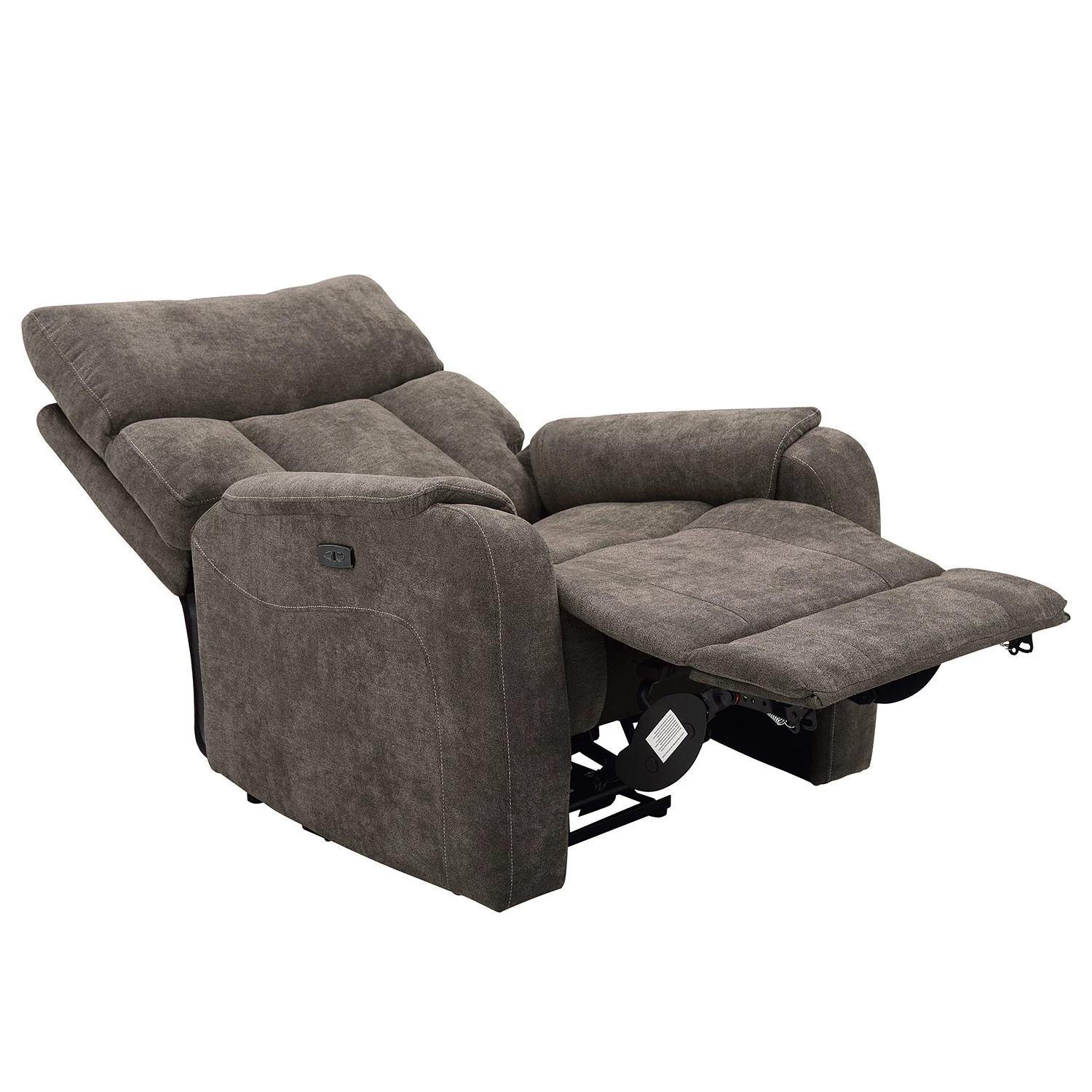 Loftscape Fauteuil TV Jumet - Microfibre - Gris foncé 5 Loftscape Fauteuil TV Jumet - Microfibre - Gris foncé – Image 3