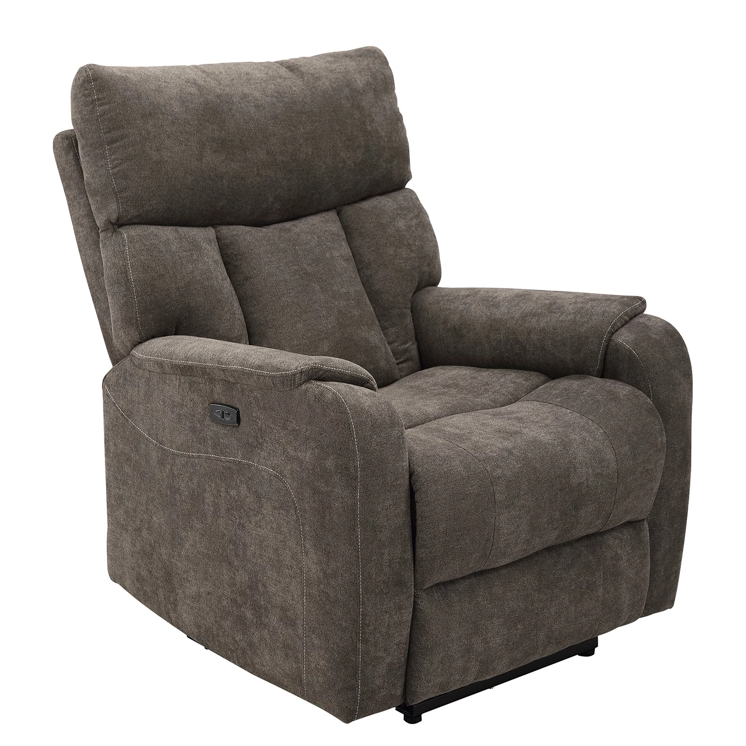 Loftscape Fauteuil TV Jumet - Microfibre - Gris foncé 6 Loftscape Fauteuil TV Jumet - Microfibre - Gris foncé – Image 4