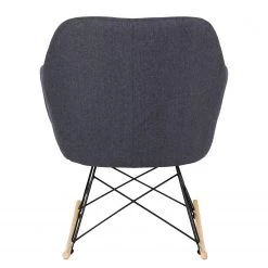 Tenzo Rocking chair Emma - Tissu / Chêne massif - Anthracite / Chêne -Pas Cher Fauteuils Magasin 1000144177 181116 14395509 GALLERYIMAGES P000000001000144177