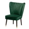 Jack & Alice Fauteuil Sunlands - Velours - Vert foncé -Pas Cher Fauteuils Magasin 1000145881 181214 17241300170 IMAGE P000000001000145881