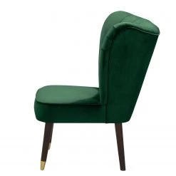 Jack & Alice Fauteuil Sunlands - Velours - Vert foncé -Pas Cher Fauteuils Magasin 1000145881 181214 17241300172 GALLERYIMAGES P000000001000145881