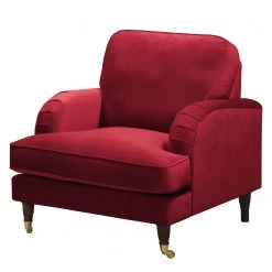 Jack & Alice Fauteuil Bethania I - Velours - Bordeaux