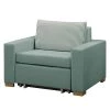 Maison Belfort Fauteuil convertible Latina XVII - Tissu - Gris menthe -Pas Cher Fauteuils Magasin 1000151742 190130 08053100186 IMAGE P000000001000151742