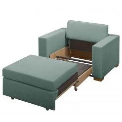 Maison Belfort Fauteuil convertible Latina XVII - Tissu - Gris menthe -Pas Cher Fauteuils Magasin 1000151742 190130 08053100191 GALLERYIMAGES P000000001000151742