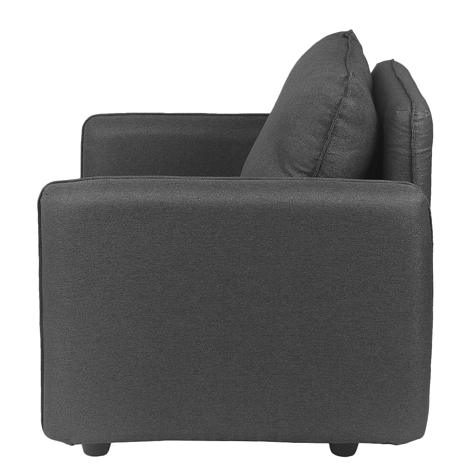 Fredriks Fauteuil Lavara I - Tissu - Gris foncé 6 Fredriks Fauteuil Lavara I - Tissu - Gris foncé – Image 4