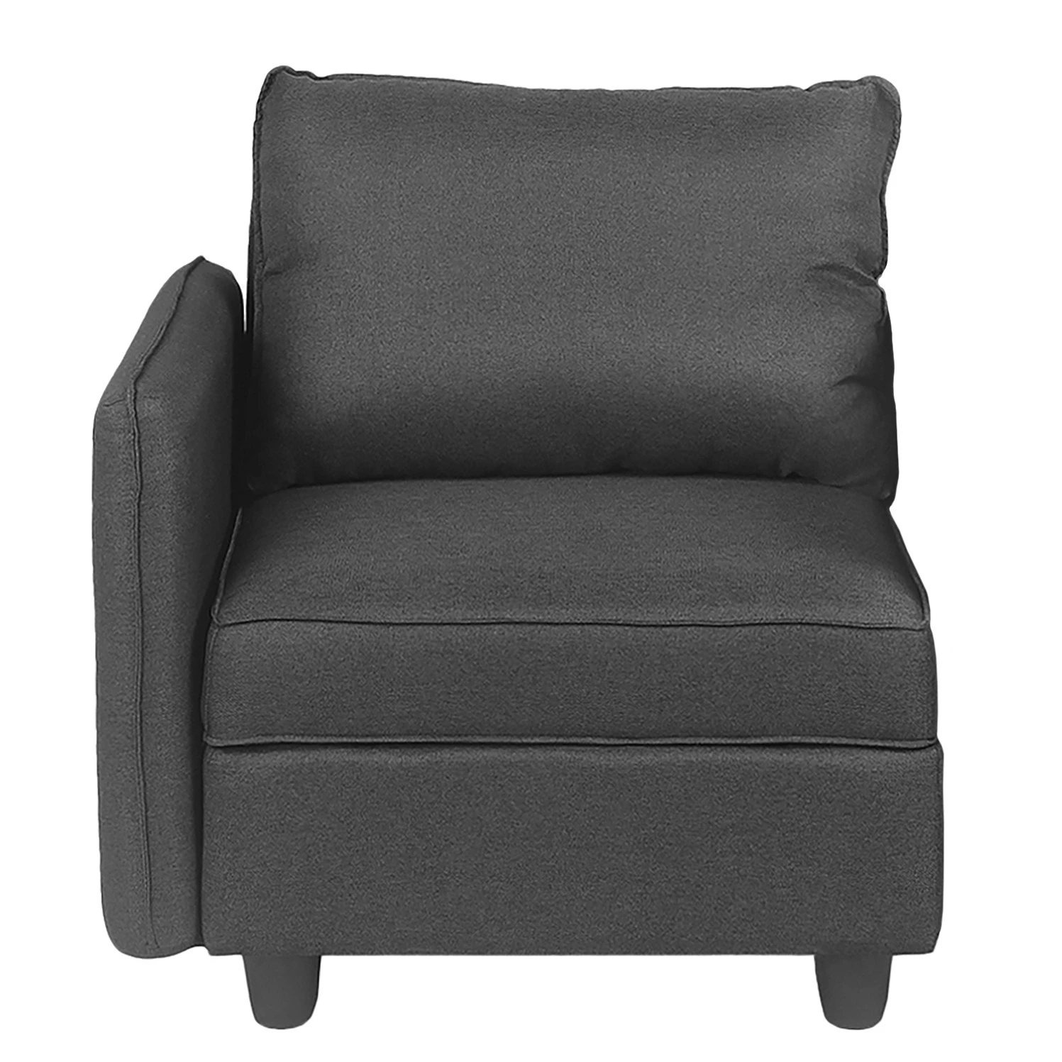 Fredriks Fauteuil Lavara I - Tissu - Gris foncé 5 Fredriks Fauteuil Lavara I - Tissu - Gris foncé – Image 3