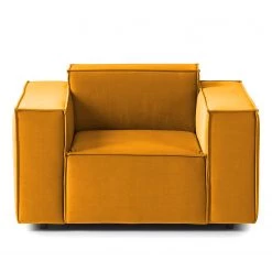 Fauteuil Kinx II - Velours - Velours Shyla: Jaune moutarde -Pas Cher Fauteuils Magasin 1000155589 210323 15113500194 DETAILS P000000001000155589