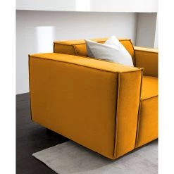 Fauteuil Kinx II - Velours - Velours Shyla: Jaune moutarde -Pas Cher Fauteuils Magasin 1000155589 210323 15113800199 DETAILS P000000001000155589