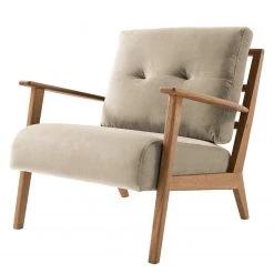 Studio Copenhagen Fauteuil TIMON - Velours Shyla: Beige