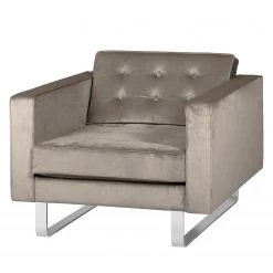 Fredriks Fauteuil Chelsea III - Microfibre - Tissu Tond : Gris clair - Luge