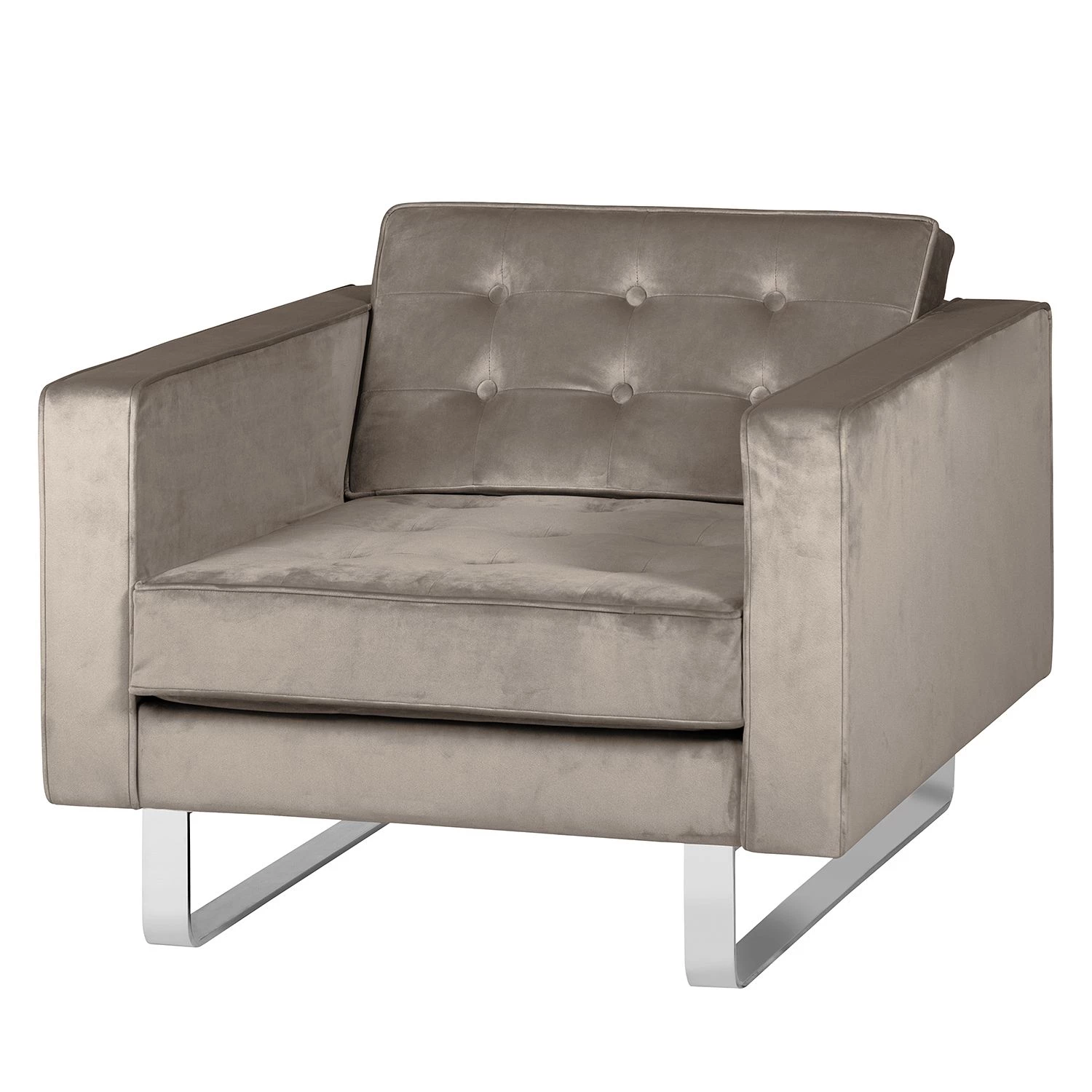 Fredriks Fauteuil Chelsea III - Microfibre - Tissu Tond : Gris clair - Luge 3 Fredriks Fauteuil Chelsea III - Microfibre - Tissu Tond : Gris clair - Luge