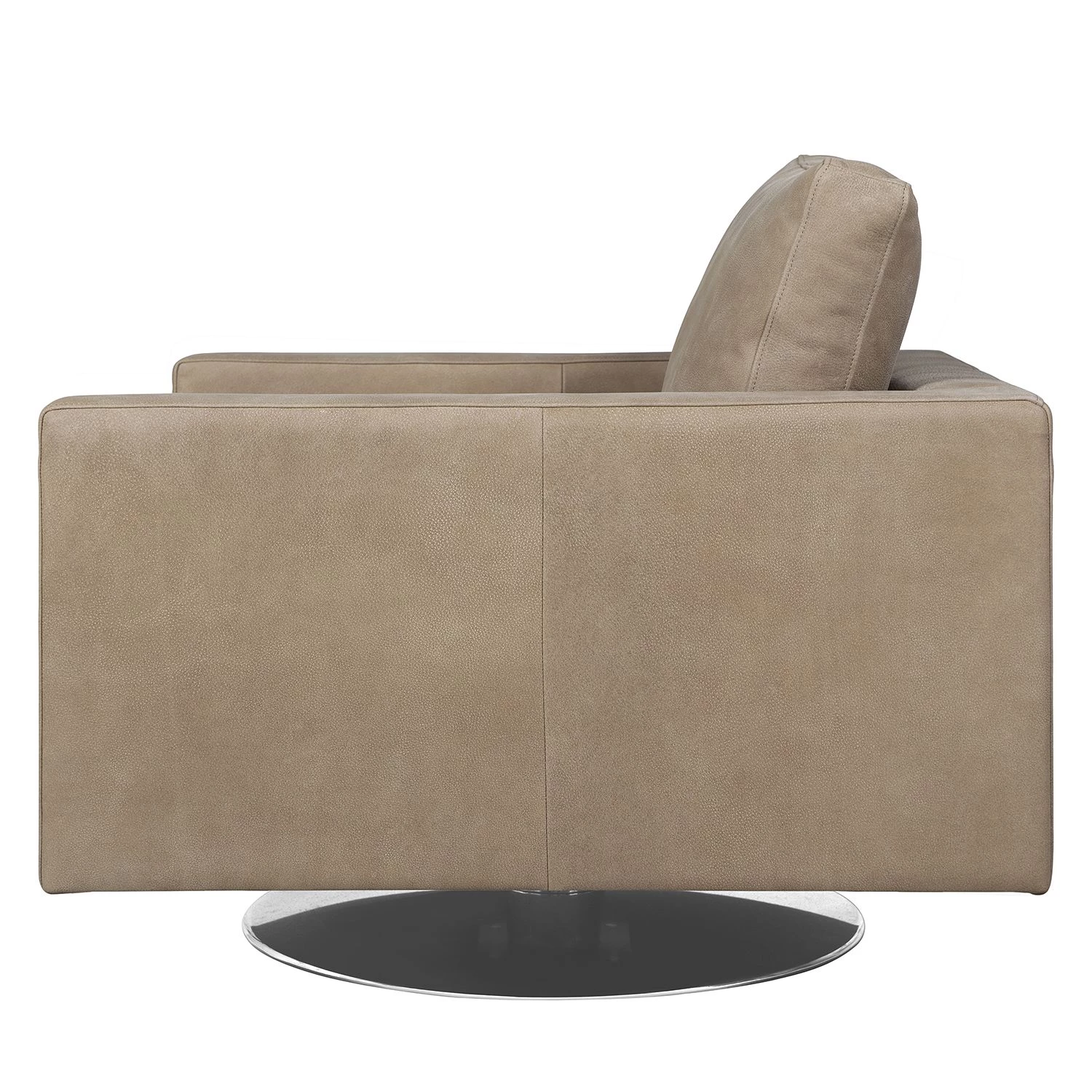 Fredriks Fauteuil pivotant Portobello IV - Cuir - Cuir véritable Custo : Gris clair 5 Fredriks Fauteuil pivotant Portobello IV - Cuir - Cuir véritable Custo : Gris clair – Image 3