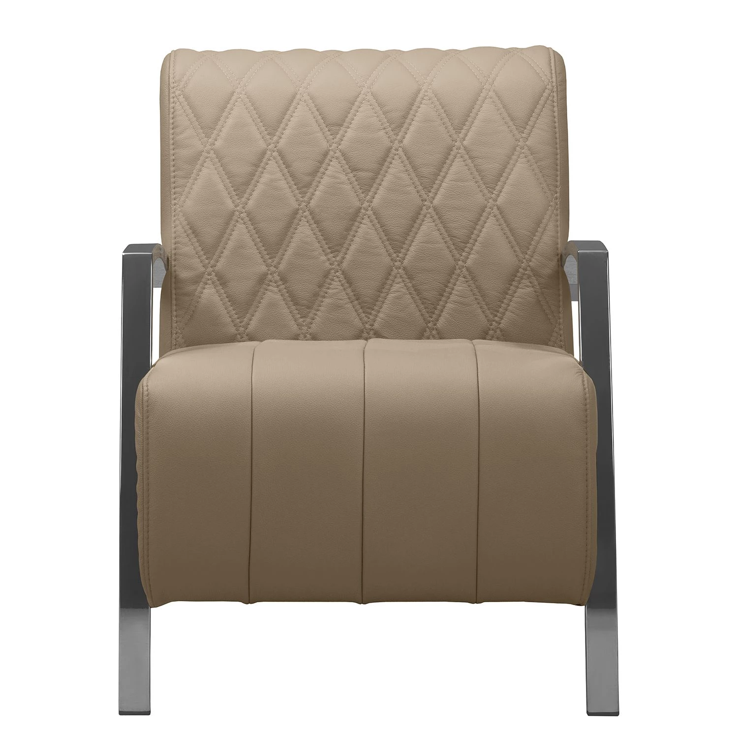 Loftscape Fauteuil Richlands I - Cuir véritable - Taupe 5 Loftscape Fauteuil Richlands I - Cuir véritable - Taupe – Image 3
