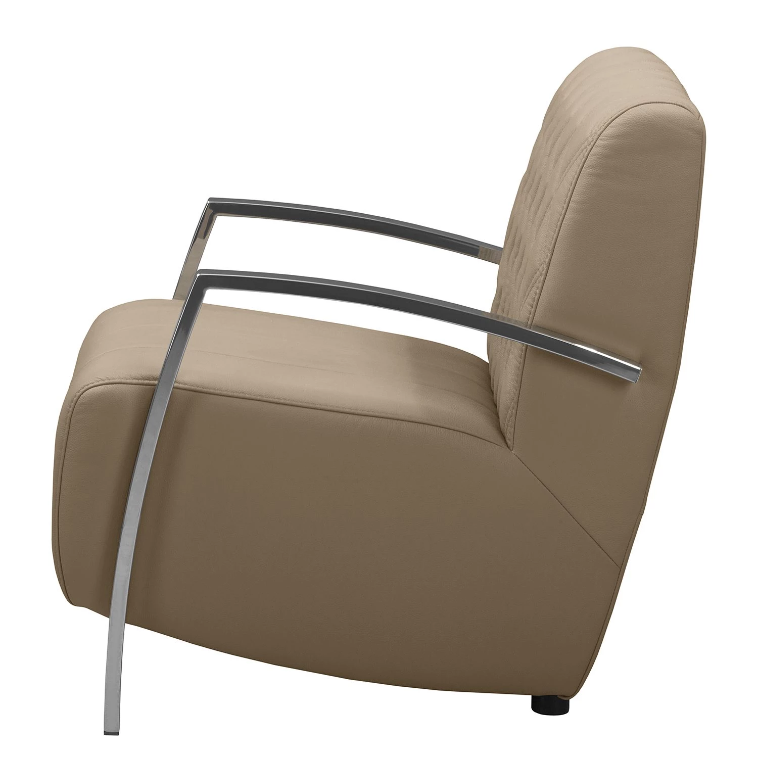 Loftscape Fauteuil Richlands I - Cuir véritable - Taupe 6 Loftscape Fauteuil Richlands I - Cuir véritable - Taupe – Image 4