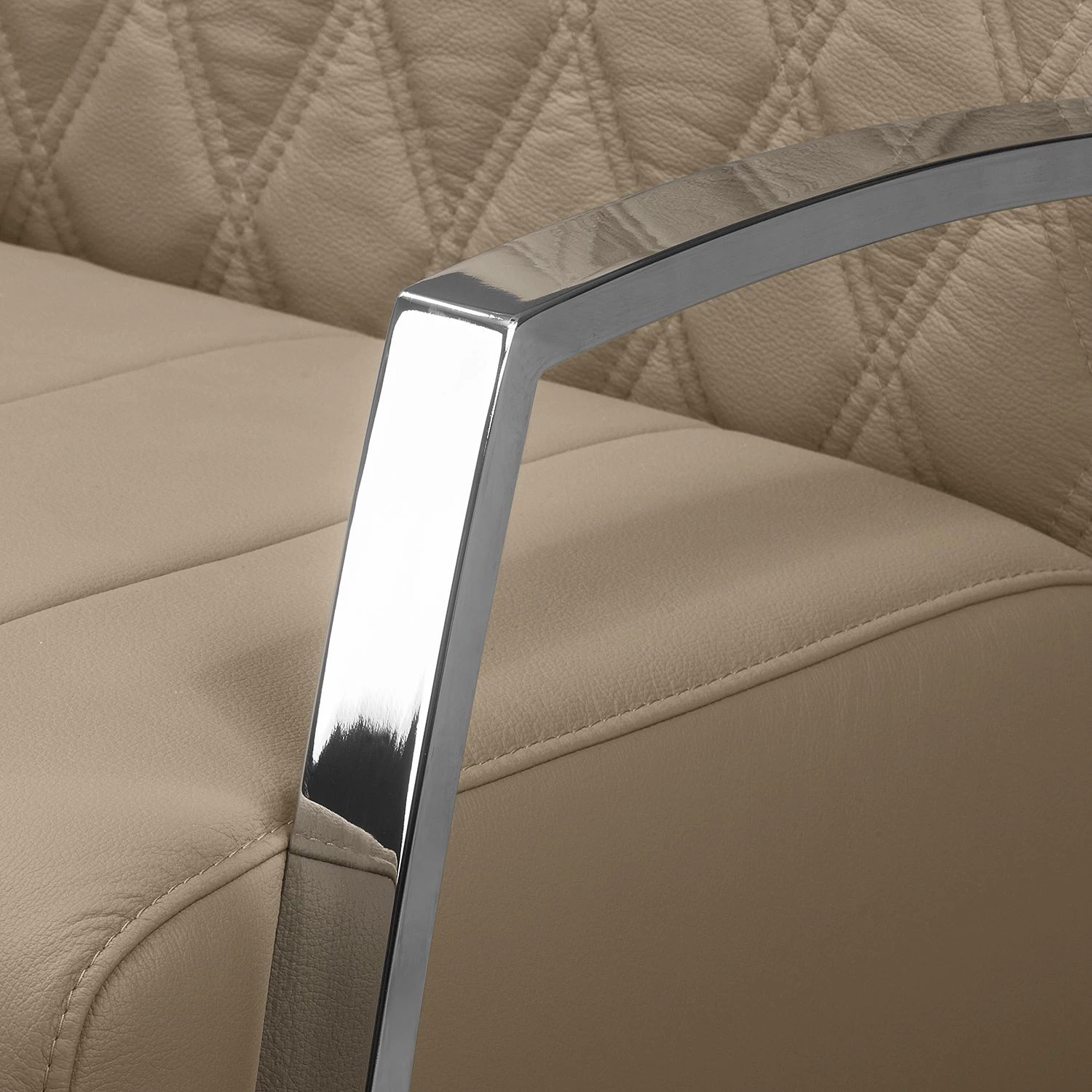 Loftscape Fauteuil Richlands I - Cuir véritable - Taupe 9 Loftscape Fauteuil Richlands I - Cuir véritable - Taupe – Image 7