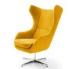 Loftscape Fauteuil Crawley - Microfibre - Jaune moutarde -Pas Cher Fauteuils Magasin 1000157338 190320 11533200007 IMAGE P000000001000157338