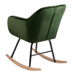 Mørteens Rocking chair Bolands II - Velours/ Métal - Vert sapin -Pas Cher Fauteuils Magasin 1000163171 190315 15245300034 GALLERYIMAGES P000000001000163171