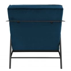 Jack & Alice Fauteuil Canoas II - Velours - Velours Ravi: Bleu marine -Pas Cher Fauteuils Magasin 1000164160 190522 16033600068 GALLERYIMAGES P000000001000164160