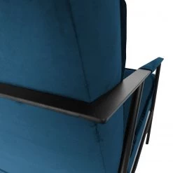 Jack & Alice Fauteuil Canoas II - Velours - Velours Ravi: Bleu marine -Pas Cher Fauteuils Magasin 1000164160 190522 16033600070 GALLERYIMAGES P000000001000164160