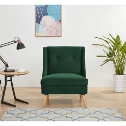 Mørteens Fauteuil Buxin I - Velours - Vert vieilli -Pas Cher Fauteuils Magasin 1000174647 190912 12582500059 MOOD DETAILS P000000001000174647 mood