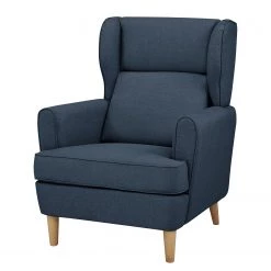 Maison Belfort Fauteuil bergère Boddin I - Tissu - Bleu jean