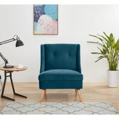 Mørteens Fauteuil Buxin I - Velours - Bleu foncé 14 Mørteens Fauteuil Buxin I - Velours - Bleu foncé -Pas Cher Fauteuils Magasin 1000174669 190912 12583000277 MOOD DETAILS P000000001000174669 mood