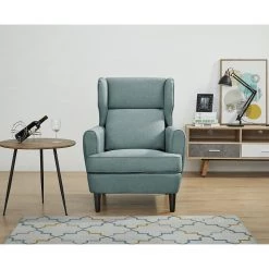 Maison Belfort Fauteuil bergère Boddin I - Tissu - Bleu-gris 15 Maison Belfort Fauteuil bergère Boddin I - Tissu - Bleu-gris -Pas Cher Fauteuils Magasin 1000174671 200930 10054700003 MOOD DETAILS P000000001000174671 mood