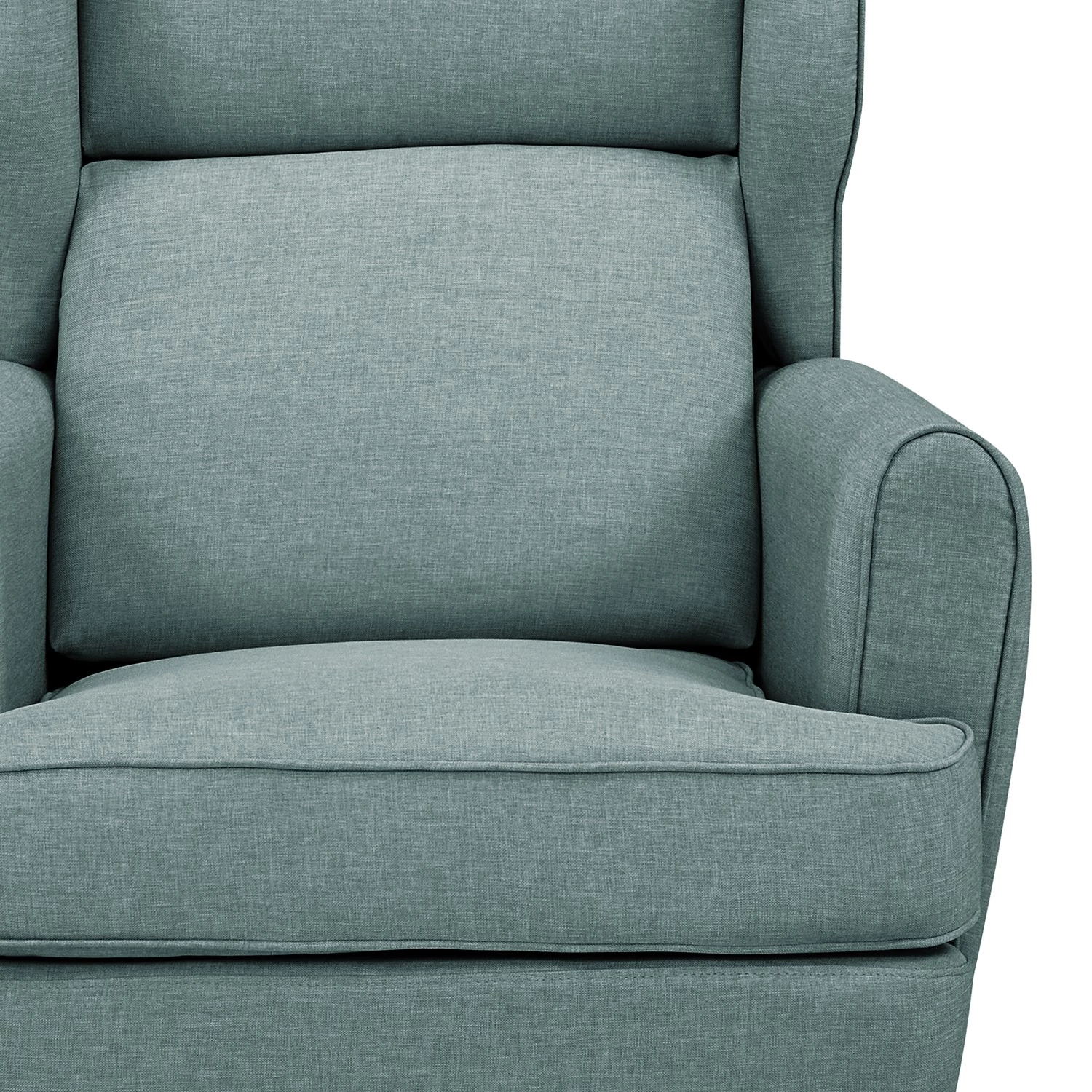 Maison Belfort Fauteuil bergère Boddin I - Tissu - Bleu-gris 10 Maison Belfort Fauteuil bergère Boddin I - Tissu - Bleu-gris – Image 8