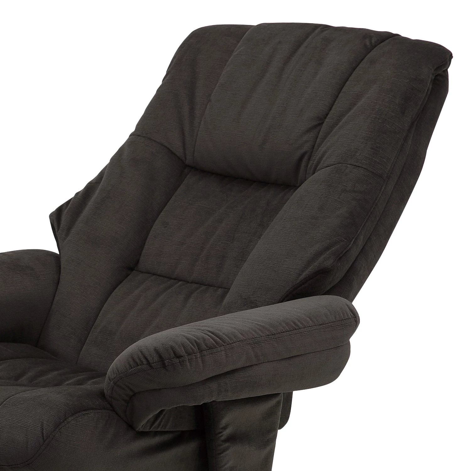 Fredriks Fauteuil de relaxation La Para II - Avec repose-pieds - Microfibre - Gris 7 Fredriks Fauteuil de relaxation La Para II - Avec repose-pieds - Microfibre - Gris – Image 5
