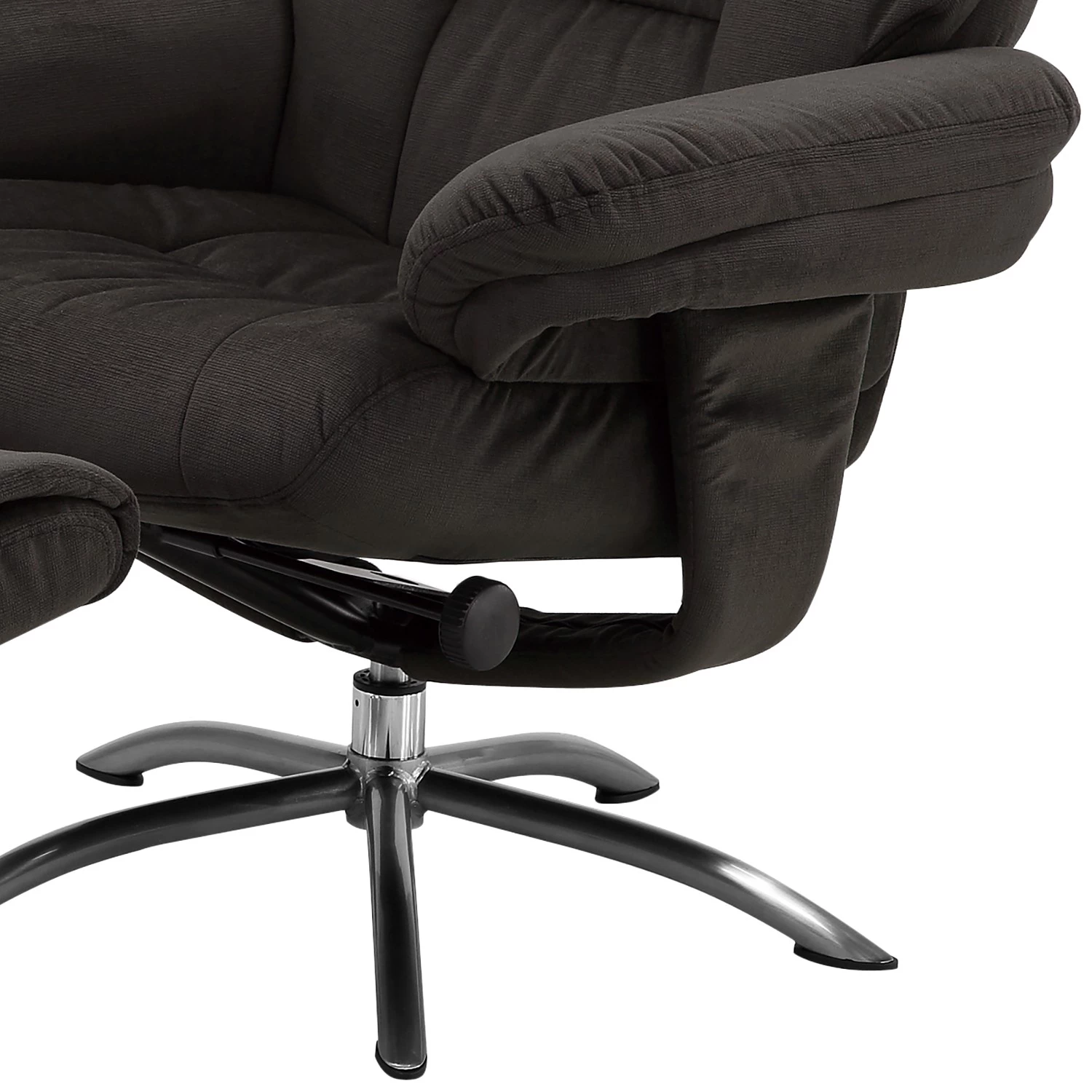 Fredriks Fauteuil de relaxation La Para II - Avec repose-pieds - Microfibre - Gris 8 Fredriks Fauteuil de relaxation La Para II - Avec repose-pieds - Microfibre - Gris – Image 6