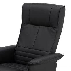Fredriks Fauteuil de relaxation Devato - Avec repose-pieds / Imitation cuir - Noir -Pas Cher Fauteuils Magasin 1000176582 191125 07411400013 DETAILS P000000001000176582