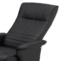 Fredriks Fauteuil de relaxation Devato - Avec repose-pieds / Imitation cuir - Noir -Pas Cher Fauteuils Magasin 1000176582 191125 07411400014 DETAILS P000000001000176582