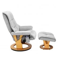 Modoform Fauteuil massant Tanunda - Avec repose-pieds - Microfibre - Gris -Pas Cher Fauteuils Magasin 1000176584 191125 07411400020 DETAILS P000000001000176584
