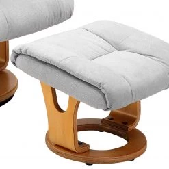 Modoform Fauteuil massant Tanunda - Avec repose-pieds - Microfibre - Gris -Pas Cher Fauteuils Magasin 1000176584 191125 07411400023 DETAILS P000000001000176584