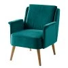 Mørteens Fauteuil Karnup - Velours - Bleu pétrole 1 Mørteens Fauteuil Karnup - Velours - Bleu pétrole -Pas Cher Fauteuils Magasin 1000176657 201026 16352000018 IMAGE P000000001000176657