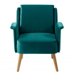Mørteens Fauteuil Karnup - Velours - Bleu pétrole -Pas Cher Fauteuils Magasin 1000176657 201026 16352100019 DETAILS P000000001000176657