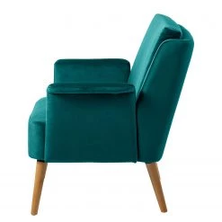 Mørteens Fauteuil Karnup - Velours - Bleu pétrole -Pas Cher Fauteuils Magasin 1000176657 201026 16352100020 DETAILS P000000001000176657