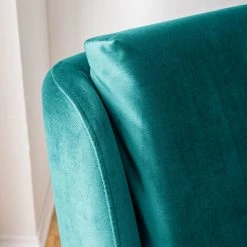 Mørteens Fauteuil Karnup - Velours - Bleu pétrole -Pas Cher Fauteuils Magasin 1000176657 210401 16112600009 DETAILS P000000001000176657