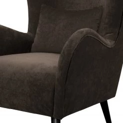 Jack & Alice Fauteuil Pillig - Velours - Marron foncé - Sans repose-pieds -Pas Cher Fauteuils Magasin 1000179110 190911 09323100207 DETAILS P000000001000179110
