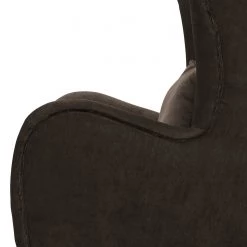Jack & Alice Fauteuil Pillig - Velours - Marron foncé - Sans repose-pieds -Pas Cher Fauteuils Magasin 1000179110 190911 09323100209 DETAILS P000000001000179110