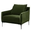 Studio Copenhagen Fauteuil Pouch - Velours - Vert foncé -Pas Cher Fauteuils Magasin 1000179430 200207 10241700020 IMAGE P000000001000179430