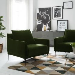 Studio Copenhagen Fauteuil Pouch - Velours - Vert foncé -Pas Cher Fauteuils Magasin 1000179430 200320 15314900011 MOOD DETAILS P000000001000179430 mood