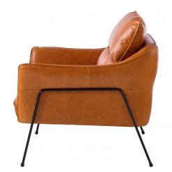 Studio Copenhagen Fauteuil Knokke I - Cuir véritable - Cognac -Pas Cher Fauteuils Magasin 1000179437 210323 15234001701 DETAILS P000000001000179437