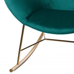 Jack & Alice Fauteuil Cabuya - Velours - Bleu pétrole -Pas Cher Fauteuils Magasin 1000179440 200211 10392500038 DETAILS P000000001000179440