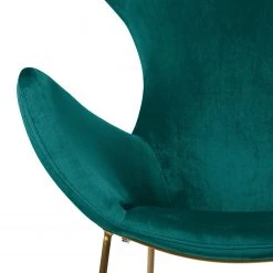 Jack & Alice Fauteuil Cabuya - Velours - Bleu pétrole -Pas Cher Fauteuils Magasin 1000179440 200211 10392500039 DETAILS P000000001000179440